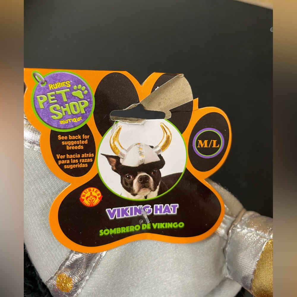 Dog outfit Viking hat